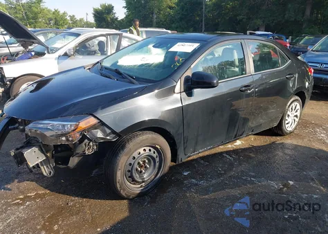 2017 Toyota Corolla Le from USA, damaged, VIN 2T1BURHEXHC945783